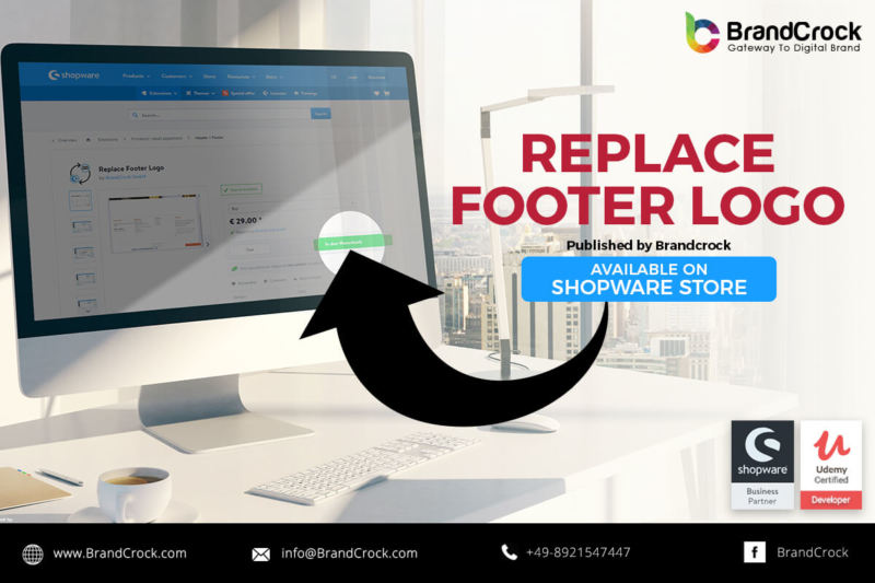 Shopware Plugin Replace Default Footer Logo