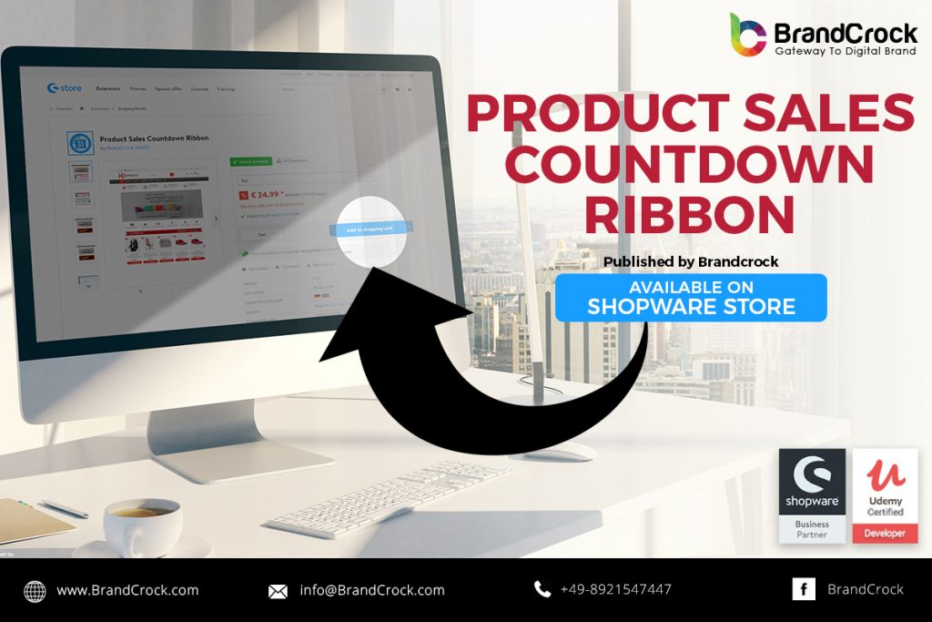 Shopware Plugin Product Sales Countdown Ribbon