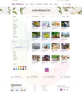 Brandcrock Wellness Theme Product Page