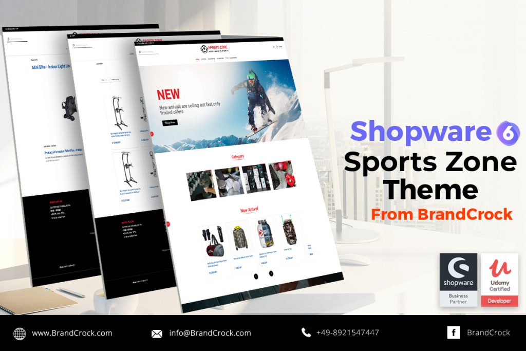 Shopware 6 Sports Zone Theme